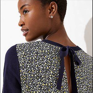 New Loft Mixed Media Sweater